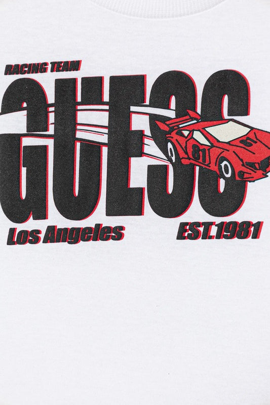 GUESS KIDS CAR LOGO T SHIRT
