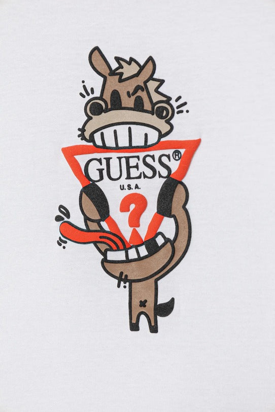 GUESS KIDS DONKEY LOGO T SHIRT