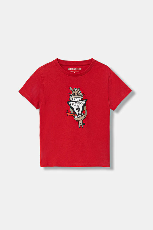 GUESS KIDS DONKEY LOGO T SHIRT