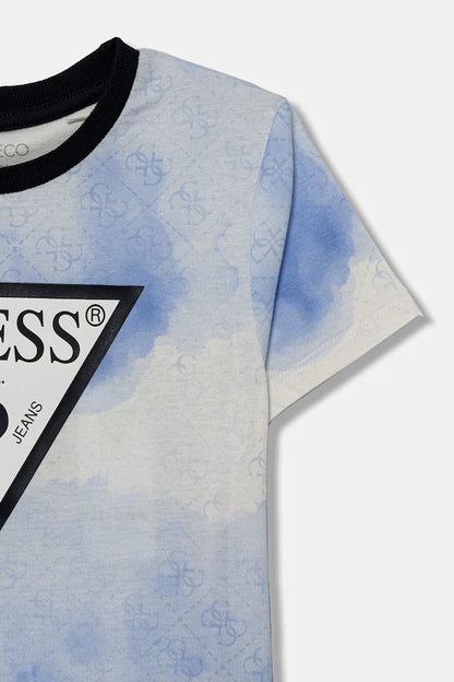 GUESS KIDS TRIANGLE LOGO T SHIRT