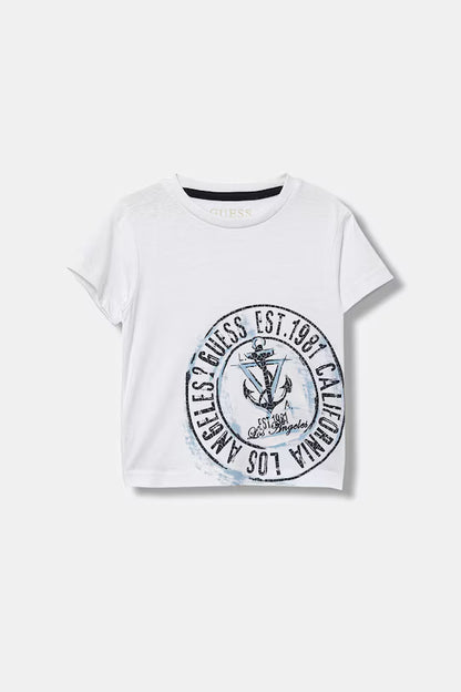 GUESS KIDS CIRCLE LOGO T SHIRT