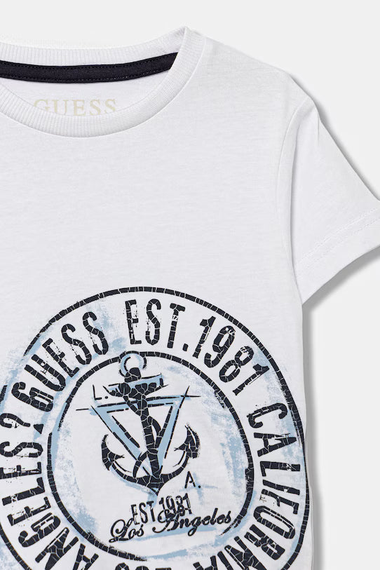 GUESS KIDS CIRCLE LOGO T SHIRT