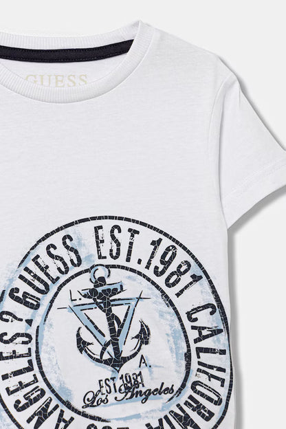 GUESS KIDS CIRCLE LOGO T SHIRT