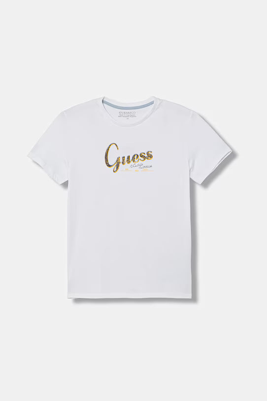 GUESS KIDS COTTON LOGO T SHIRT