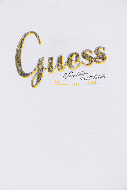 GUESS KIDS COTTON LOGO T SHIRT