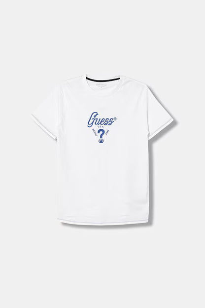 GUESS KIDS GRAPHIC LOGO OVERSIZE T SHIRT