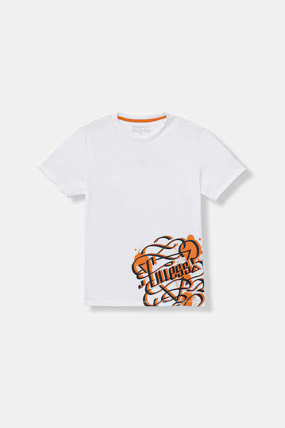 GUESS KIDS GRAPHIC LOGO T SHIRT