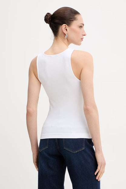 GUESS WOMAN GUENDALINA RIB-KNIT TOP