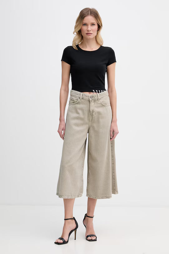 GUESS WOMAN ELISABETTE KNIT CROP TOP