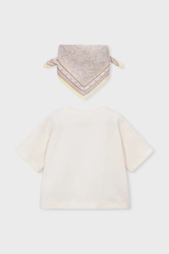 _MAYORAL T SHIRT WITH SCARF