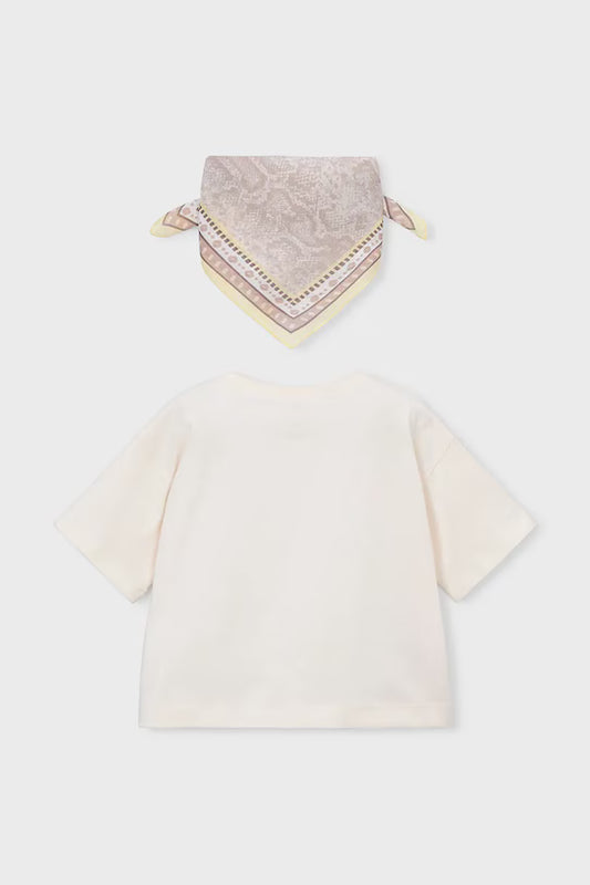 _MAYORAL T SHIRT WITH SCARF