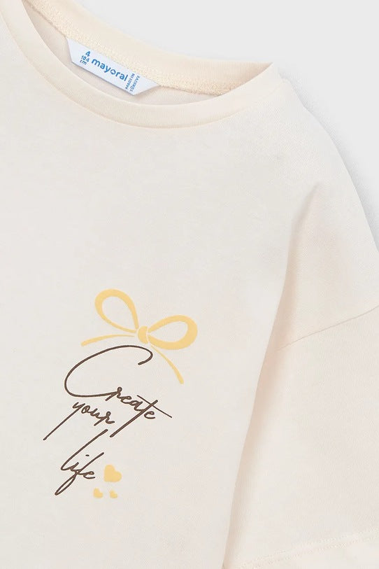 _MAYORAL T SHIRT WITH SCARF