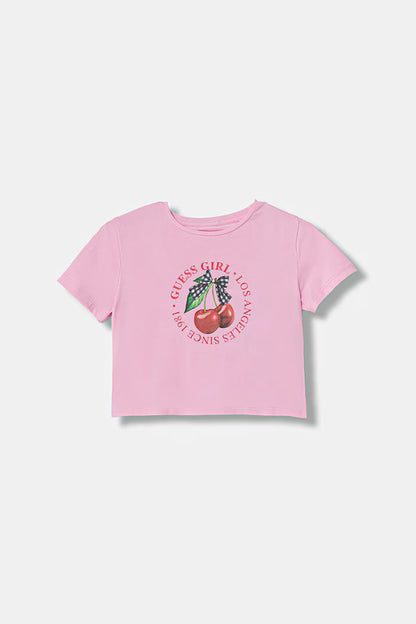 GUESS KIDS CHERRY CROP TOP