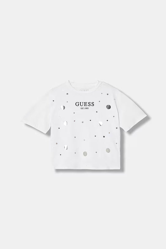 GUESS KIDS MIDI SEQUINS T SHIRT
