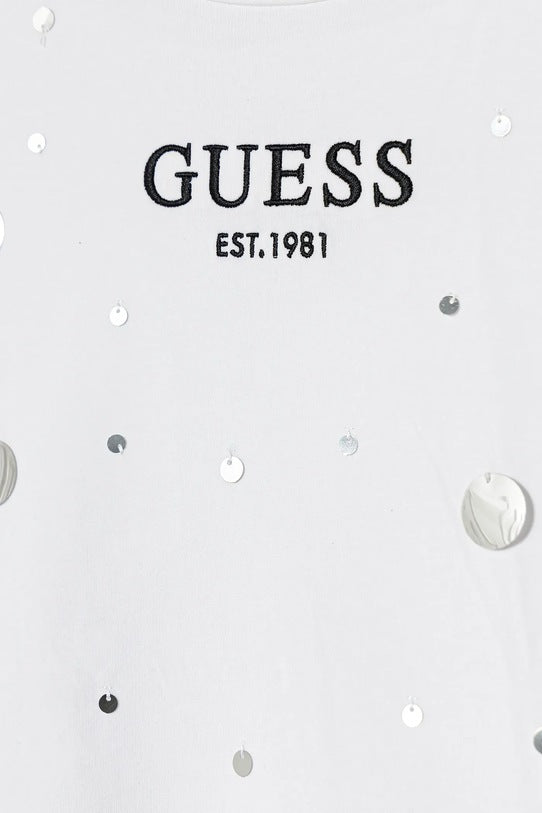 GUESS KIDS MIDI SEQUINS T SHIRT