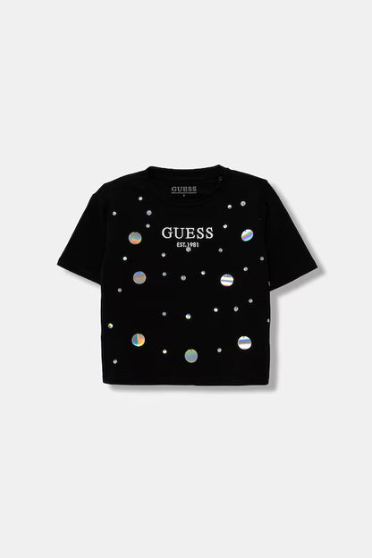 GUESS KIDS MIDI SEQUINS T SHIRT