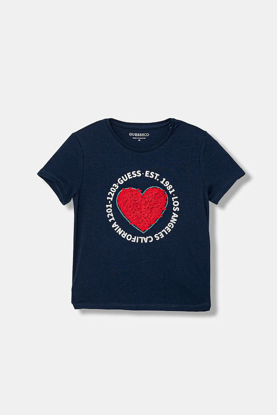 GUESS KIDS HEART T SHIRT