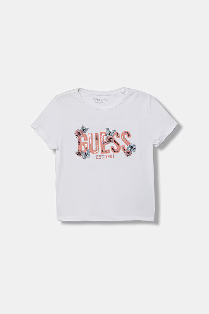 GUESS KIDS SEQUINS T SHIRT