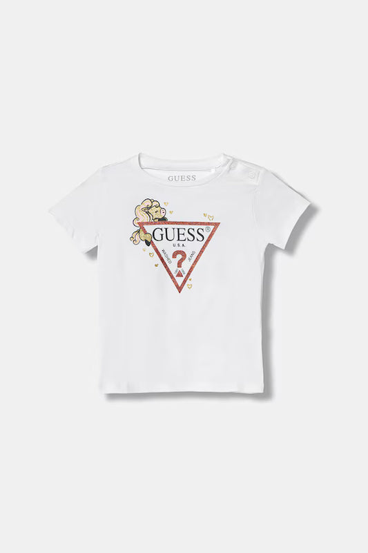 GUESS KIDS TRIANGLE LOGO T SHIRT