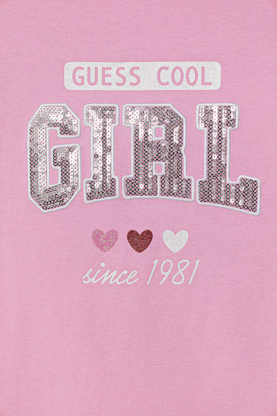 GUESS KIDS SEQUINS GIRLS T SHIRT