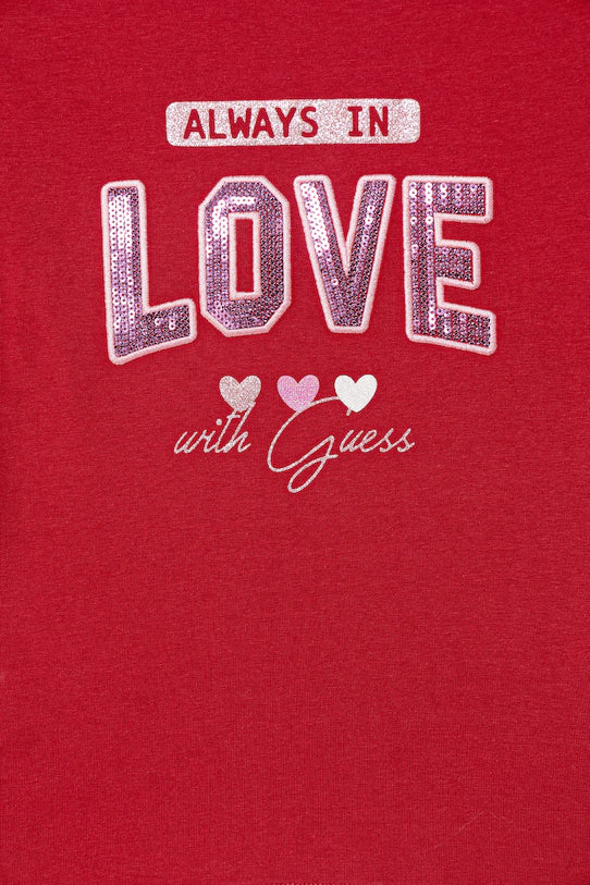 GUESS KIDS SEQUINS GIRLS T SHIRT