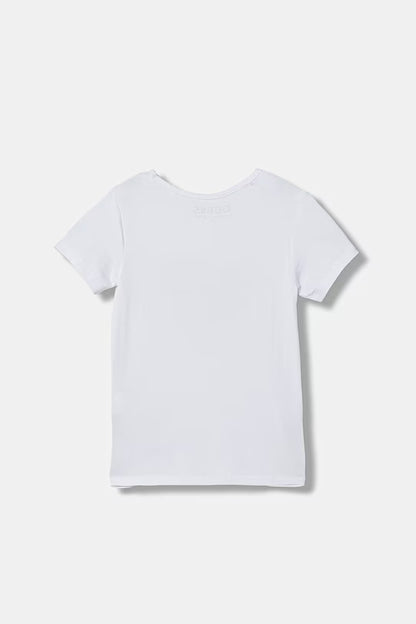 GUESS KIDS GLITTER GUESS LOVE T SHIRT