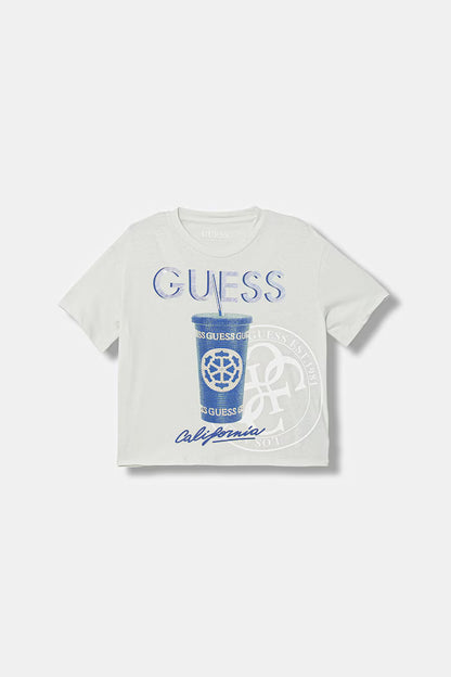 GUESS KIDS MIDI RHINESTONES T SHIRT