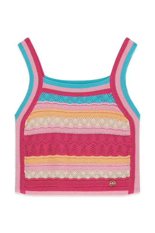 GUESS KIDS SL CROCHET TOP