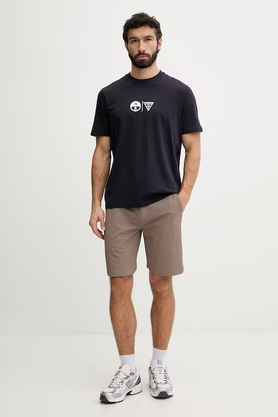 GUESS MEN'S COTTON T-SHIRT WITH ELASTANE X NORTH SAILS