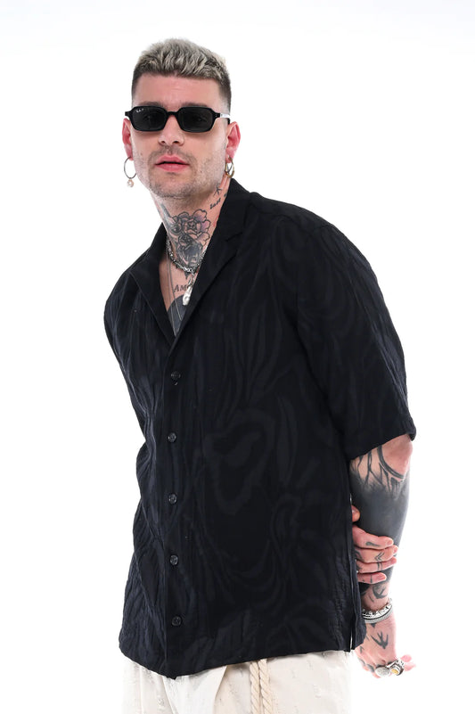 STEFAN FASHION LEAFLIKE SHIRT