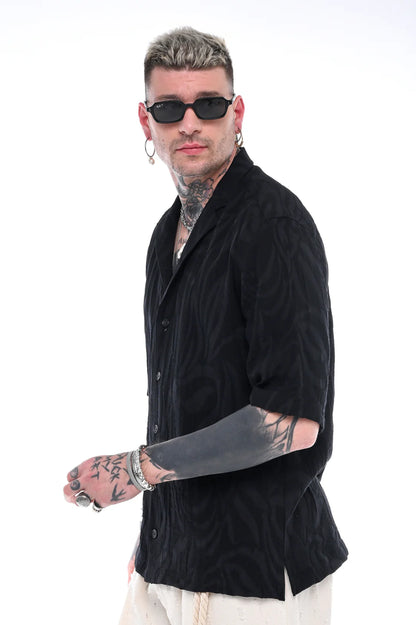 STEFAN FASHION LEAFLIKE SHIRT