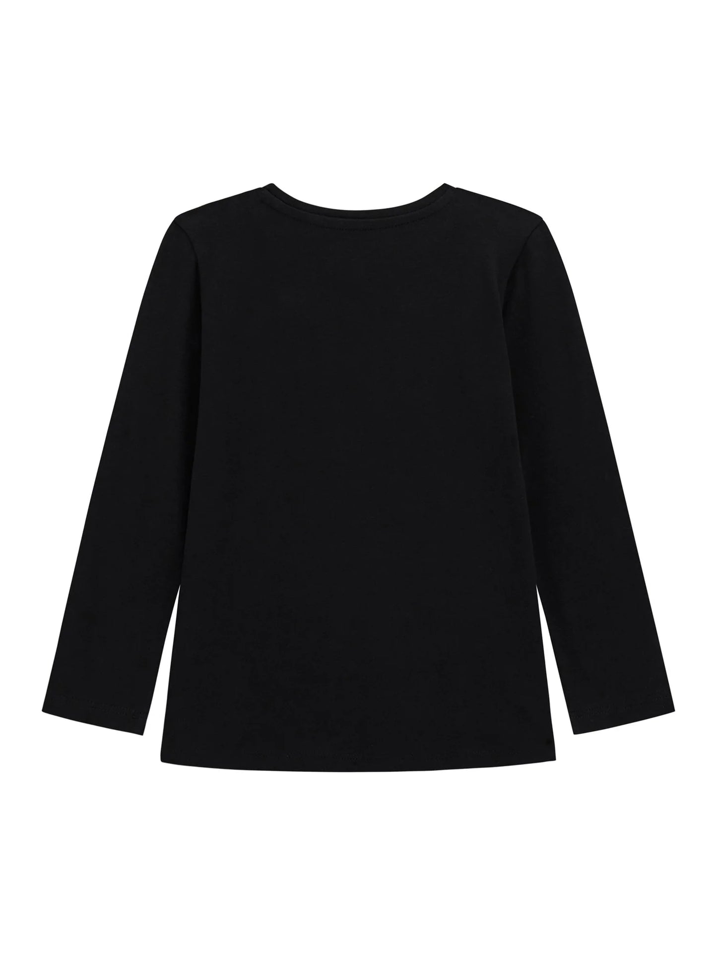 GUESS HIGH LOW LS TRIANGLE LOGO T SHIRT