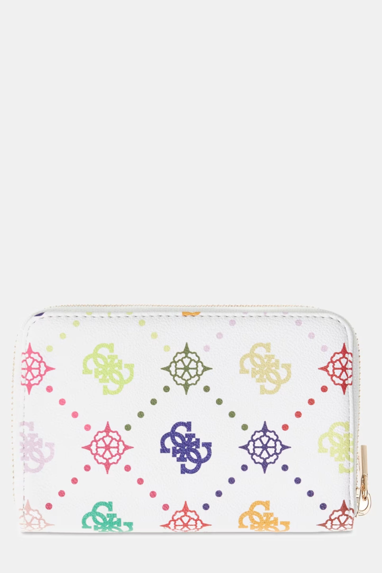 GUESS EMELIE LOGO SLG MED ZIP AROUND WALLET