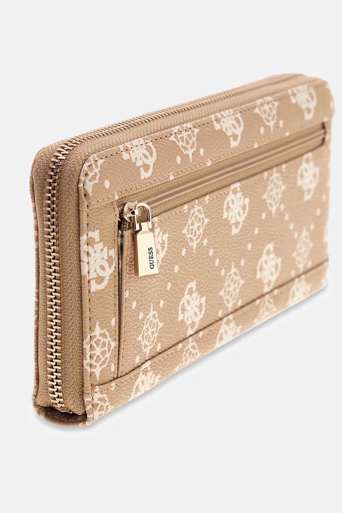 GUESS EMELIE LOGO SLG LARGE ZIP AROUND WALLET