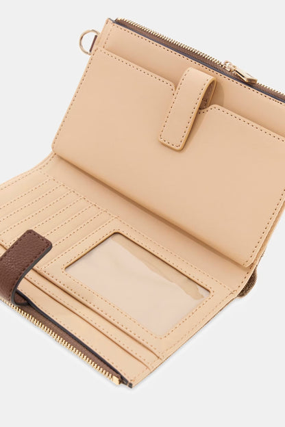 GUESS LAUREL II SLG DBL ZIP WALLET