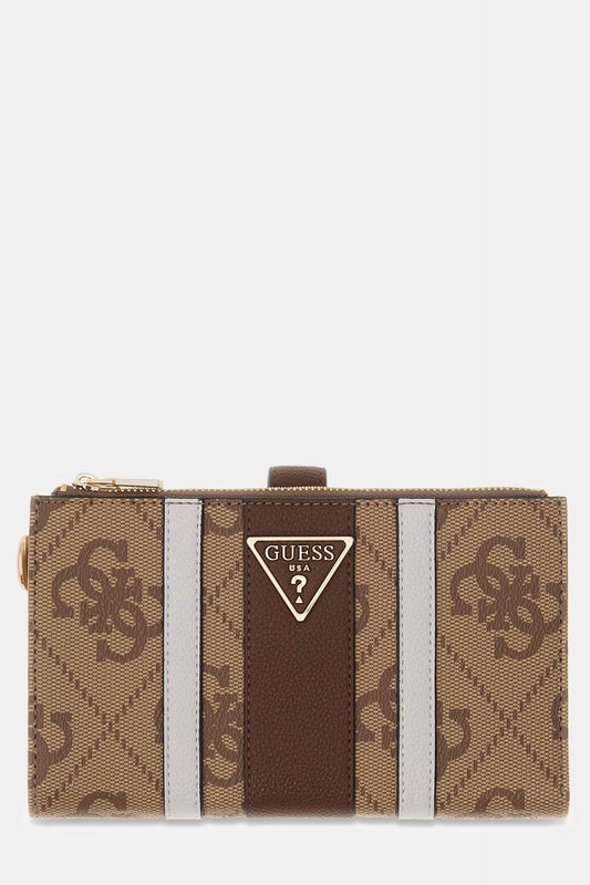 GUESS LAUREL II SLG DBL ZIP WALLET