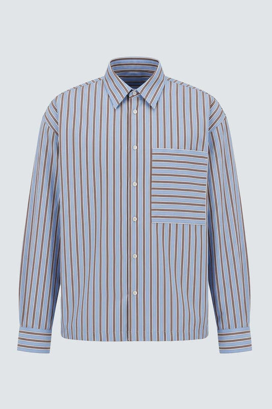 IM BRIAN STRIPED COTTON SHIRT