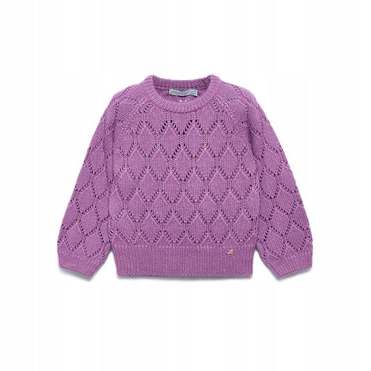 MAYORAL ABEL&LULA  GIRLS KNITTED GLITTER JERSEY