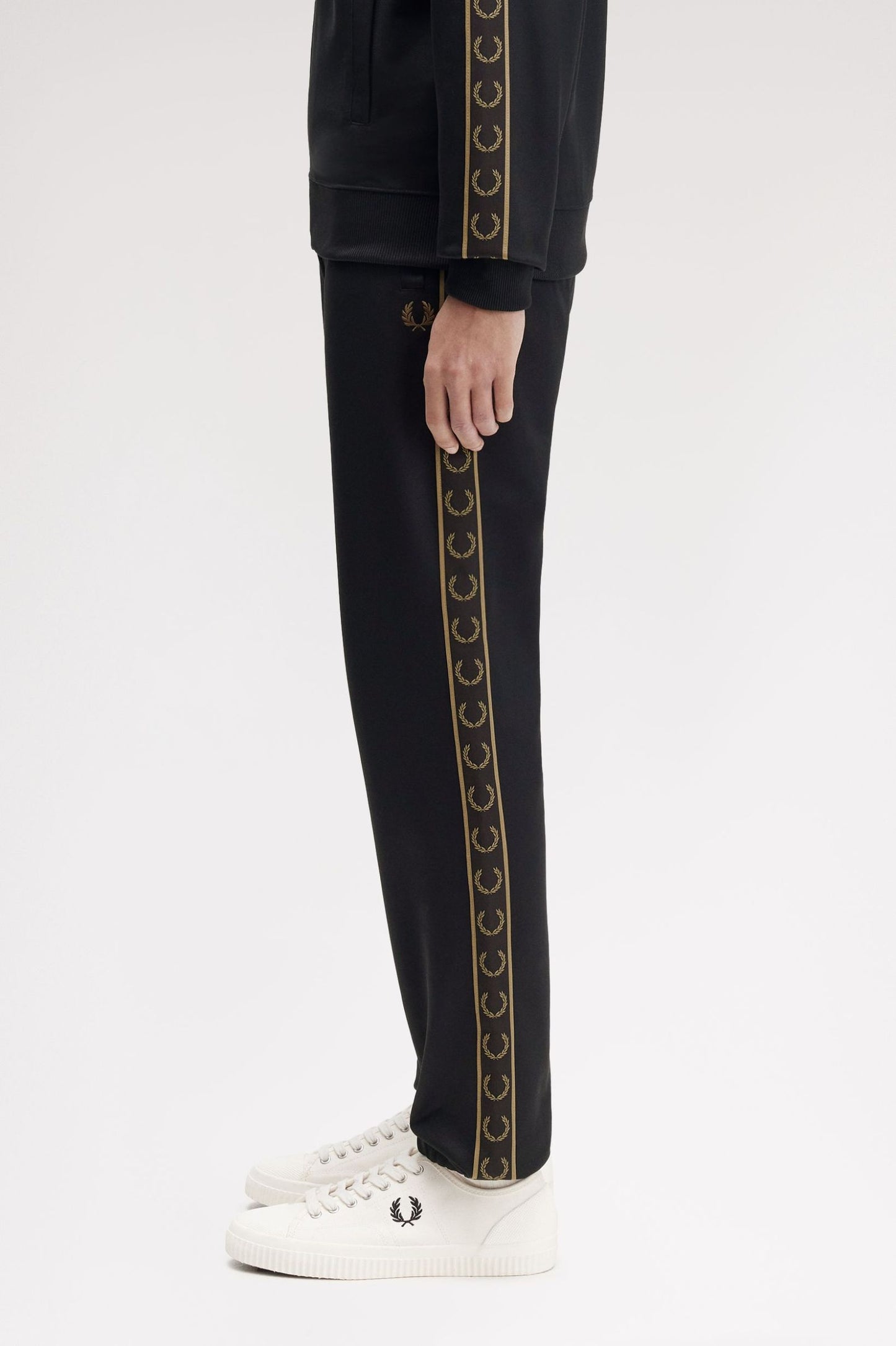FRED PERRY CONTRAST TAPE TRACK PANTS