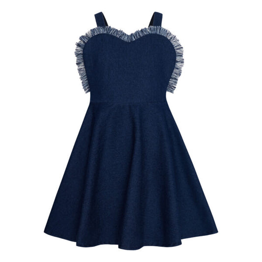 TWO IN A CASTLE ALL THE BLUESDENIM DRESS