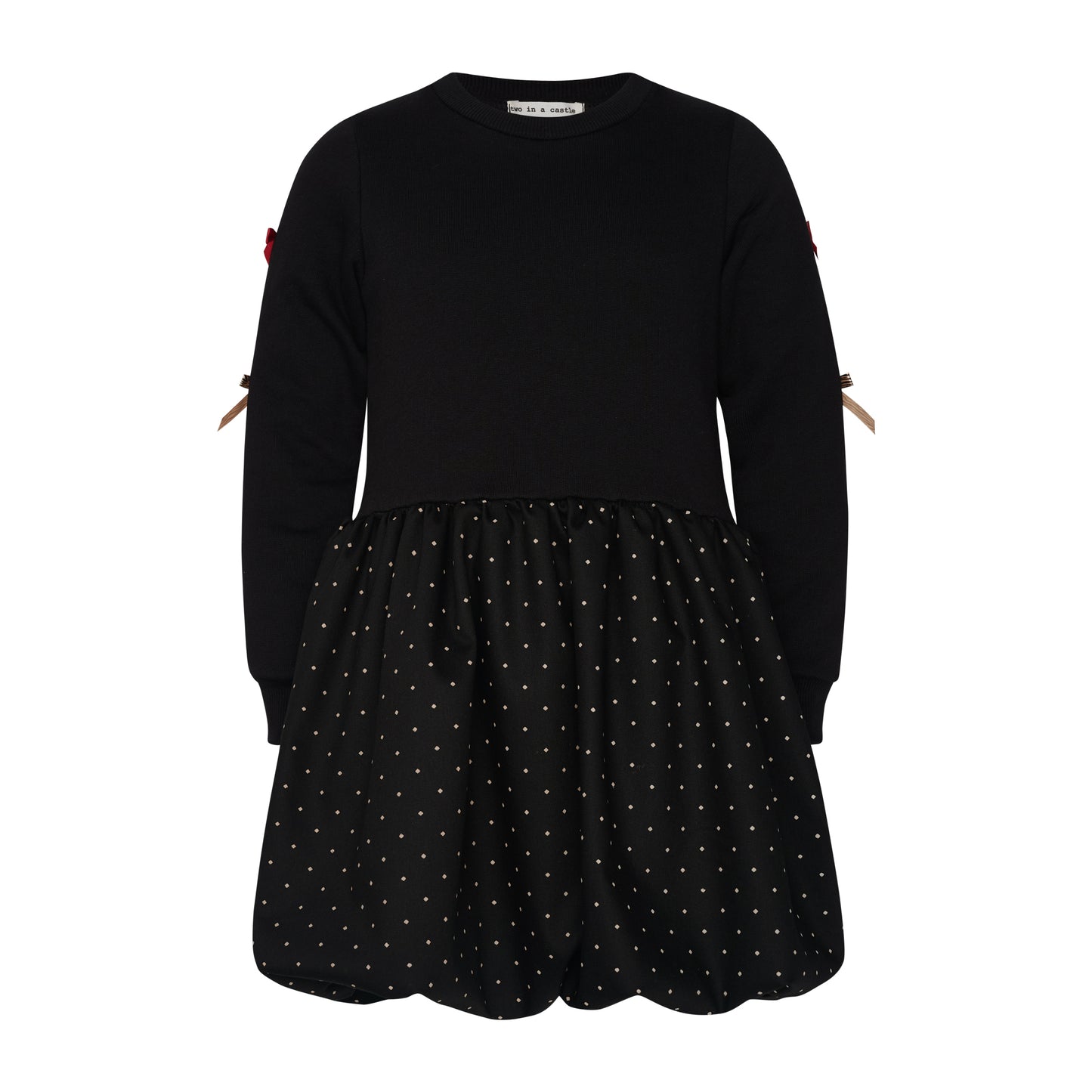 TWO IN A CASTLE POLKAS&BOWS BALLOON DRESS