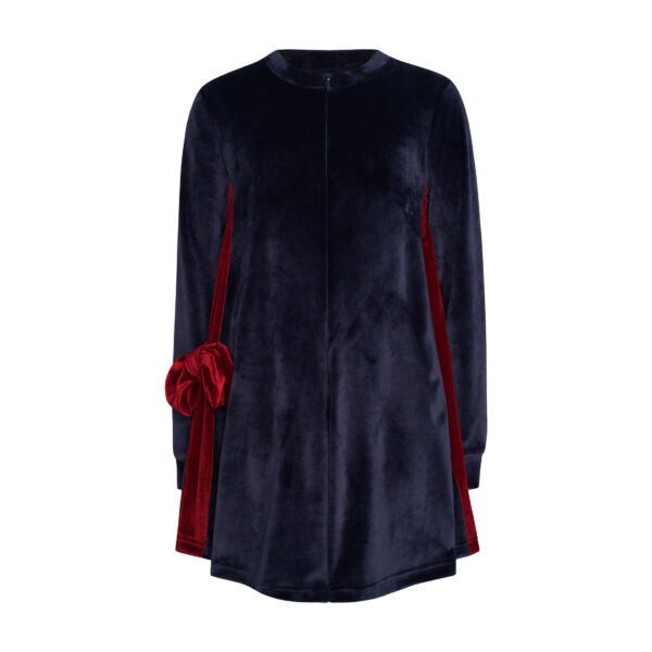 TWO IN A CASTLE NOT JUST ANOTHER VELVET L/S PLAYSUIT