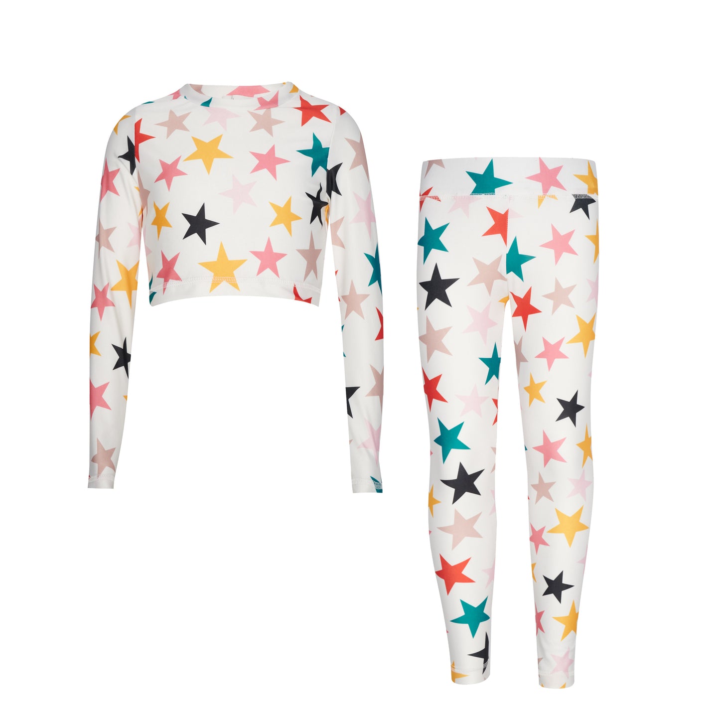 TWO IN A CASTLE DREAMSTARS ALLOVER ATHLETIC SET