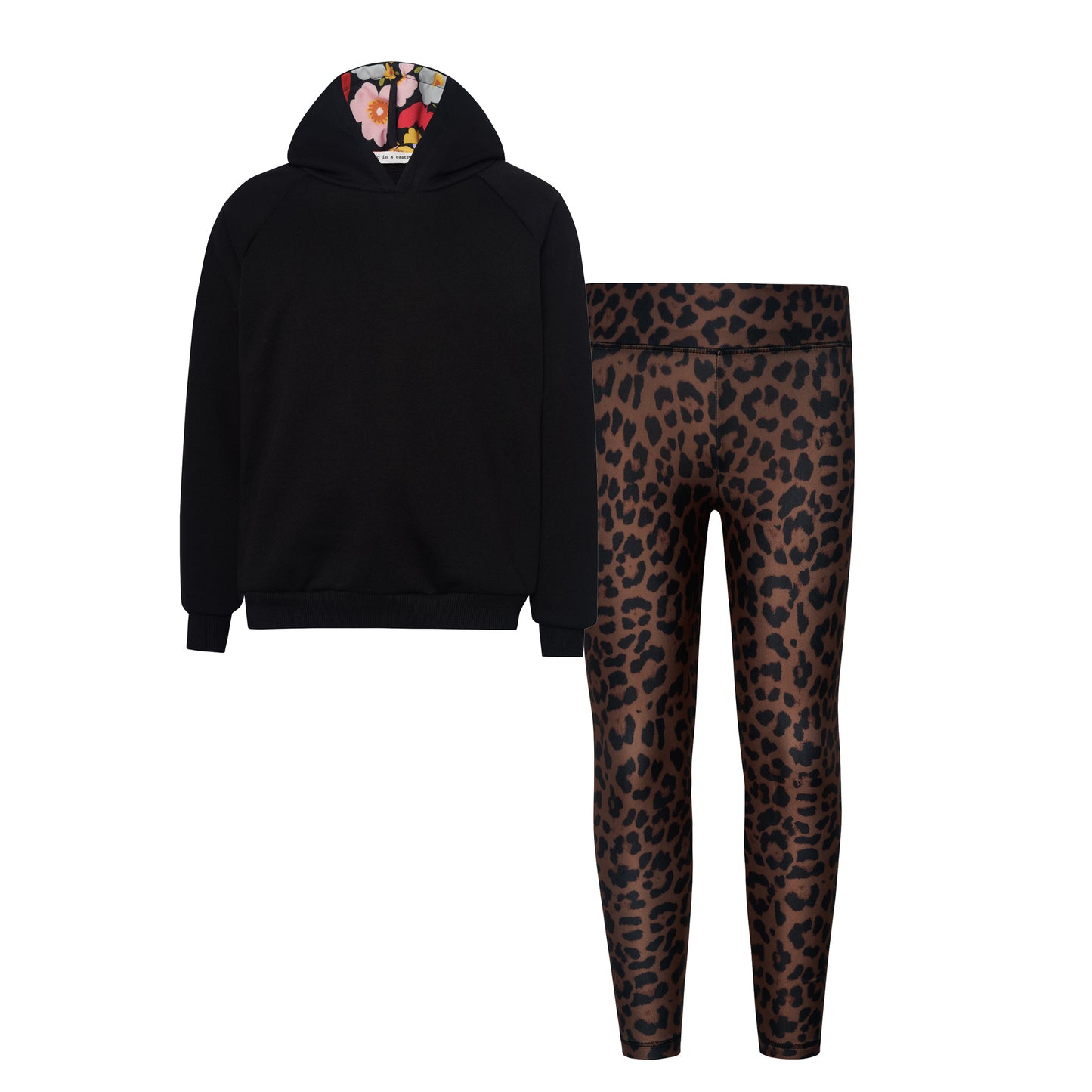 TWO IN A CASTLE DOLCE VITA SET LEOPARD LEGGINGS