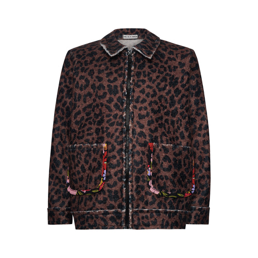 TWO IN A CASTLE DOLCE VITA LEOPARD JACKET