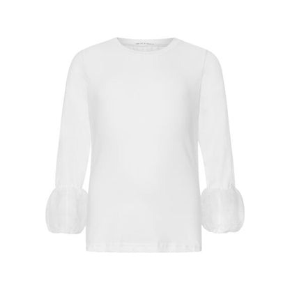 TWO IN A CASTLE MONOCHROME PUFF SLEEVE TOP