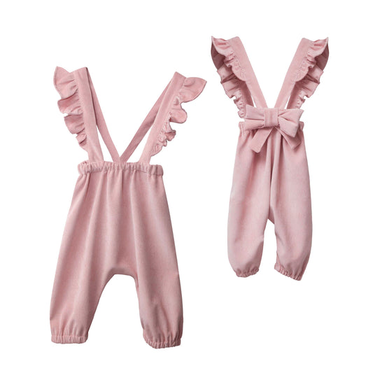 TWO IN A CASTLE CLOUD 9 BOW DUNGAREES