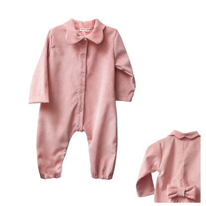 TWO IN A CASTLE CLOUD 9 BABY BOW SHIRT JUMPSUIT