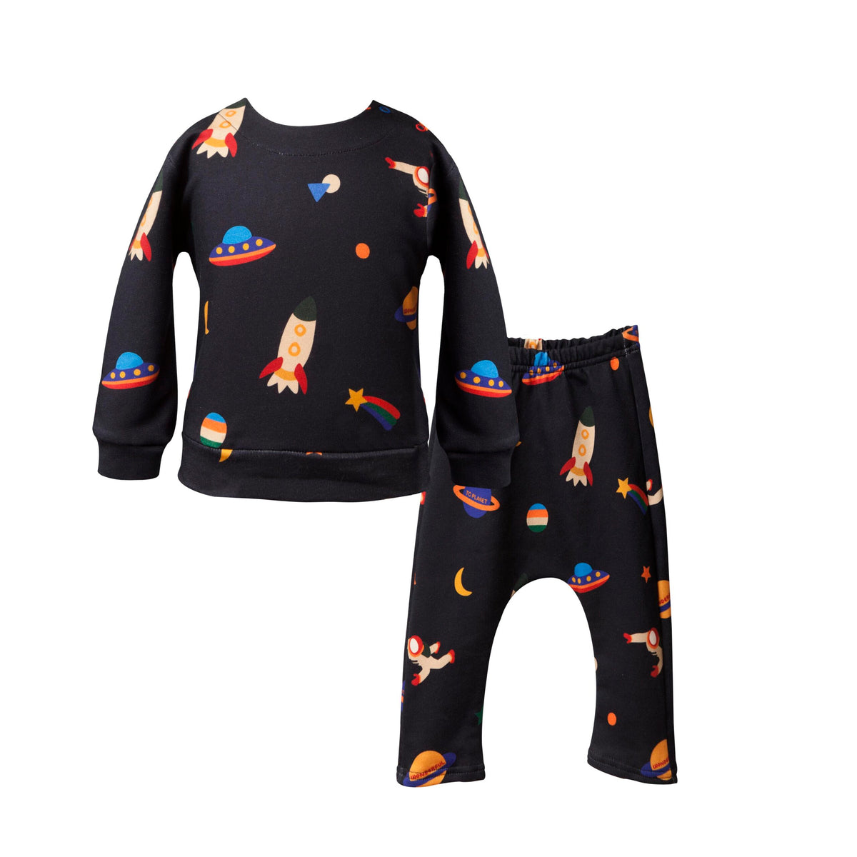 TWO IN A CASTLE SPACE SET TOP& SLOUCHY PANTS