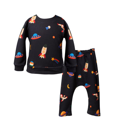 TWO IN A CASTLE SPACE SET TOP& SLOUCHY PANTS